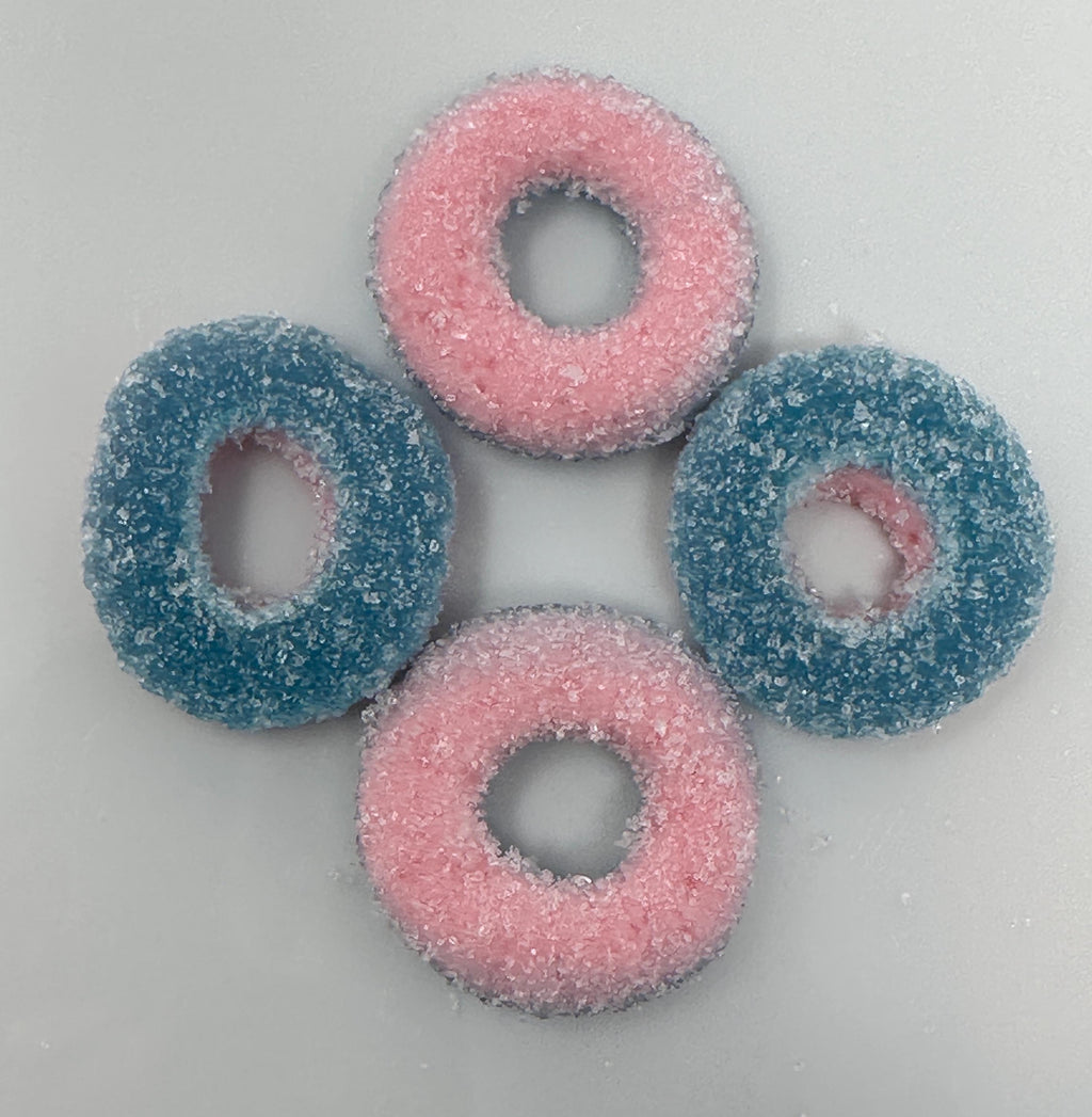 Sour Fizzy Rings Swedish Candy Gummy Candy
