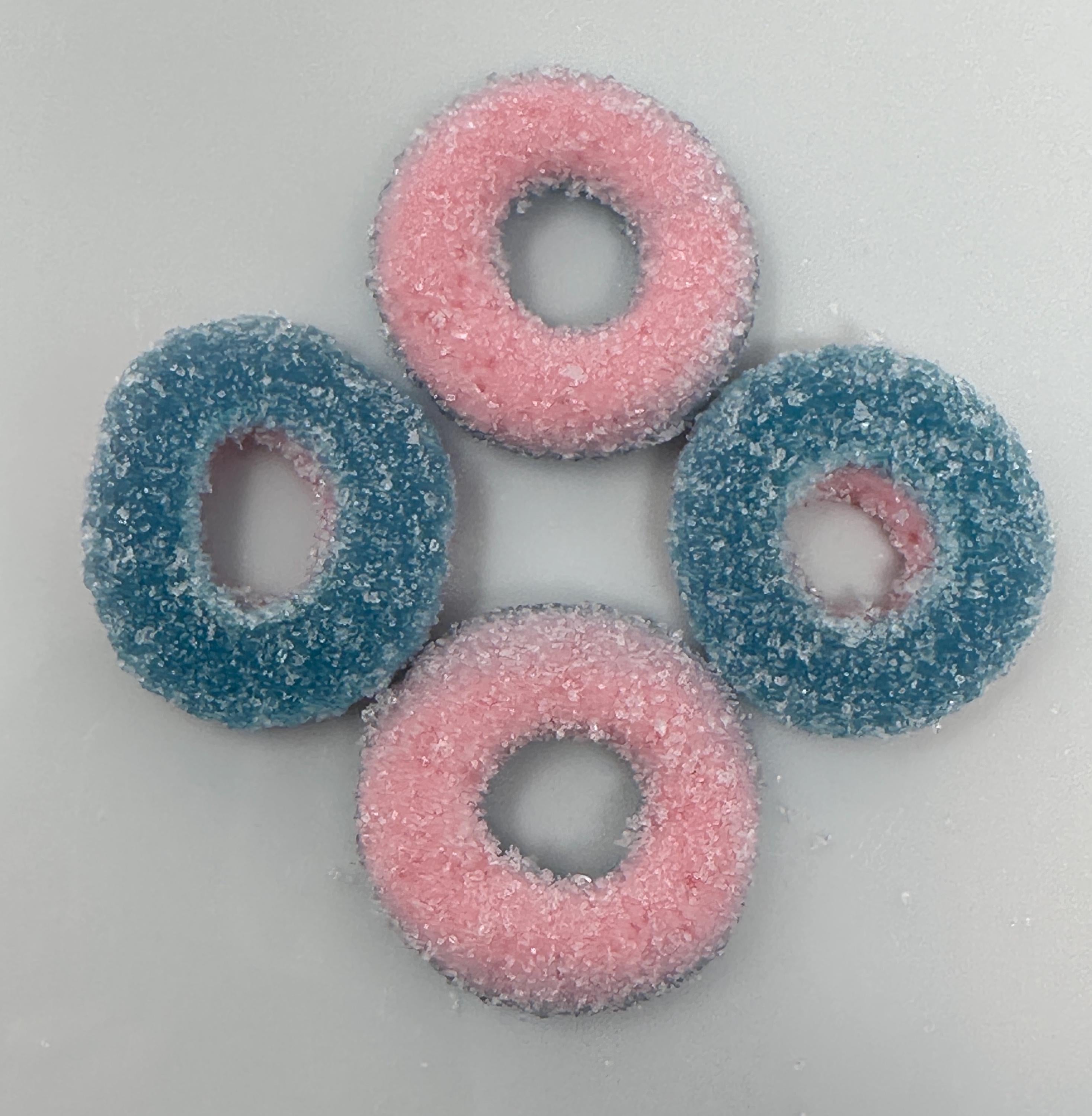 Sour Fizzy Rings Swedish Candy Gummy Candy