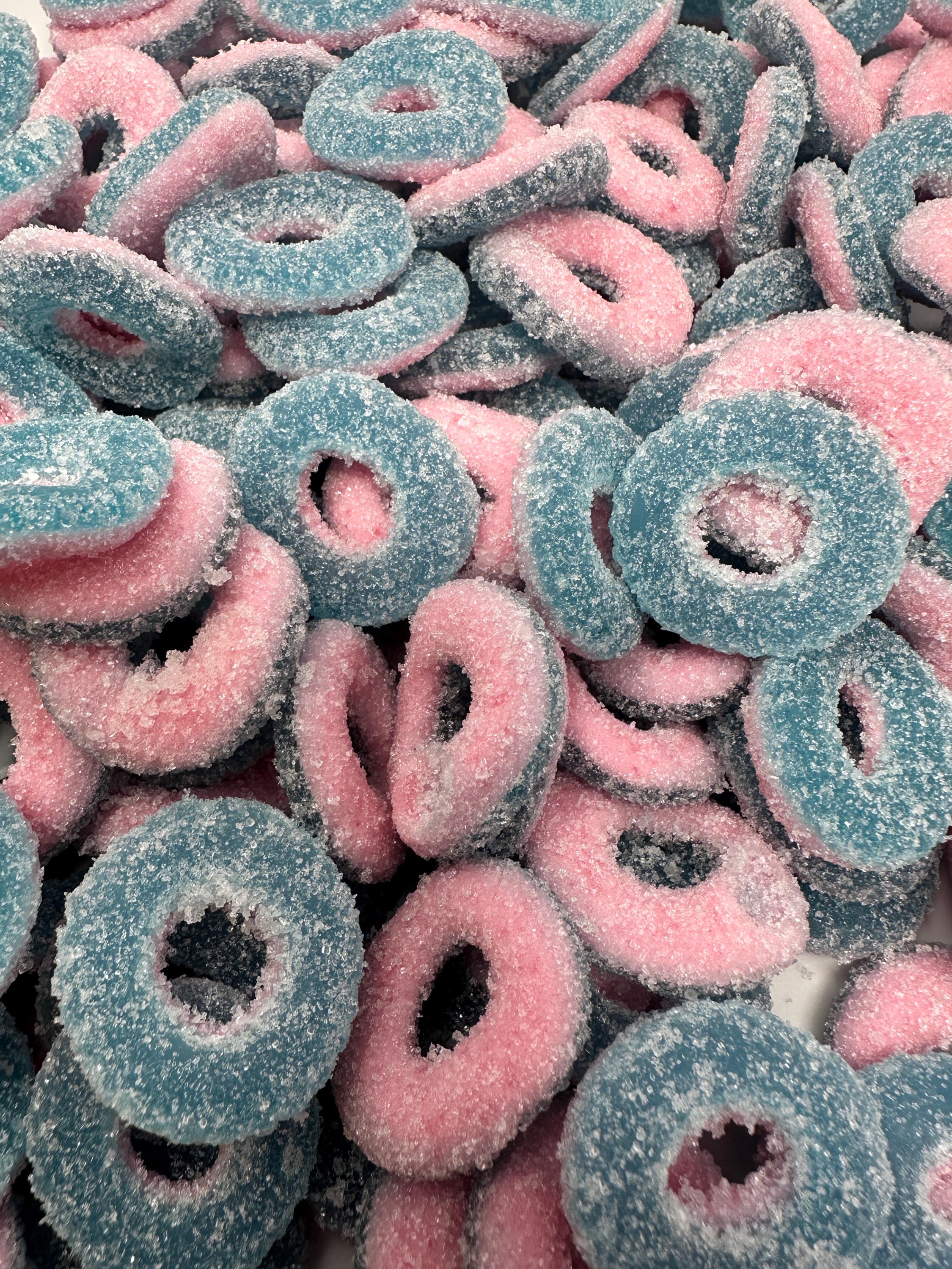Sour Fizzy Rings Swedish Candy Gummy Candy