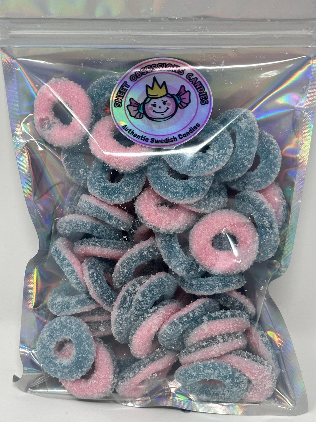 Sour Fizzy Rings Swedish Candy Gummy Candy