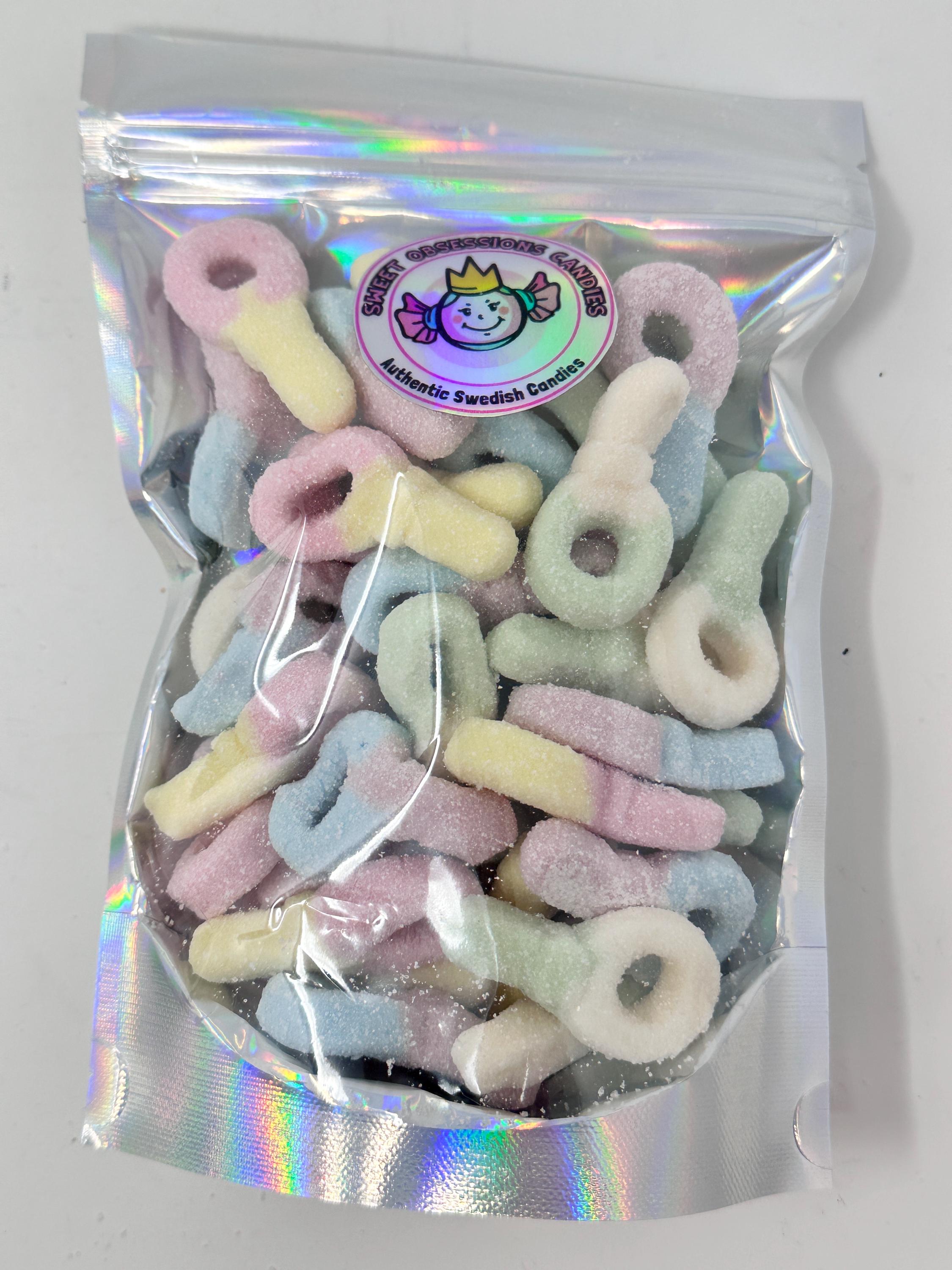 Swedish Sour Foam Dummies, Chewy Sour Candy