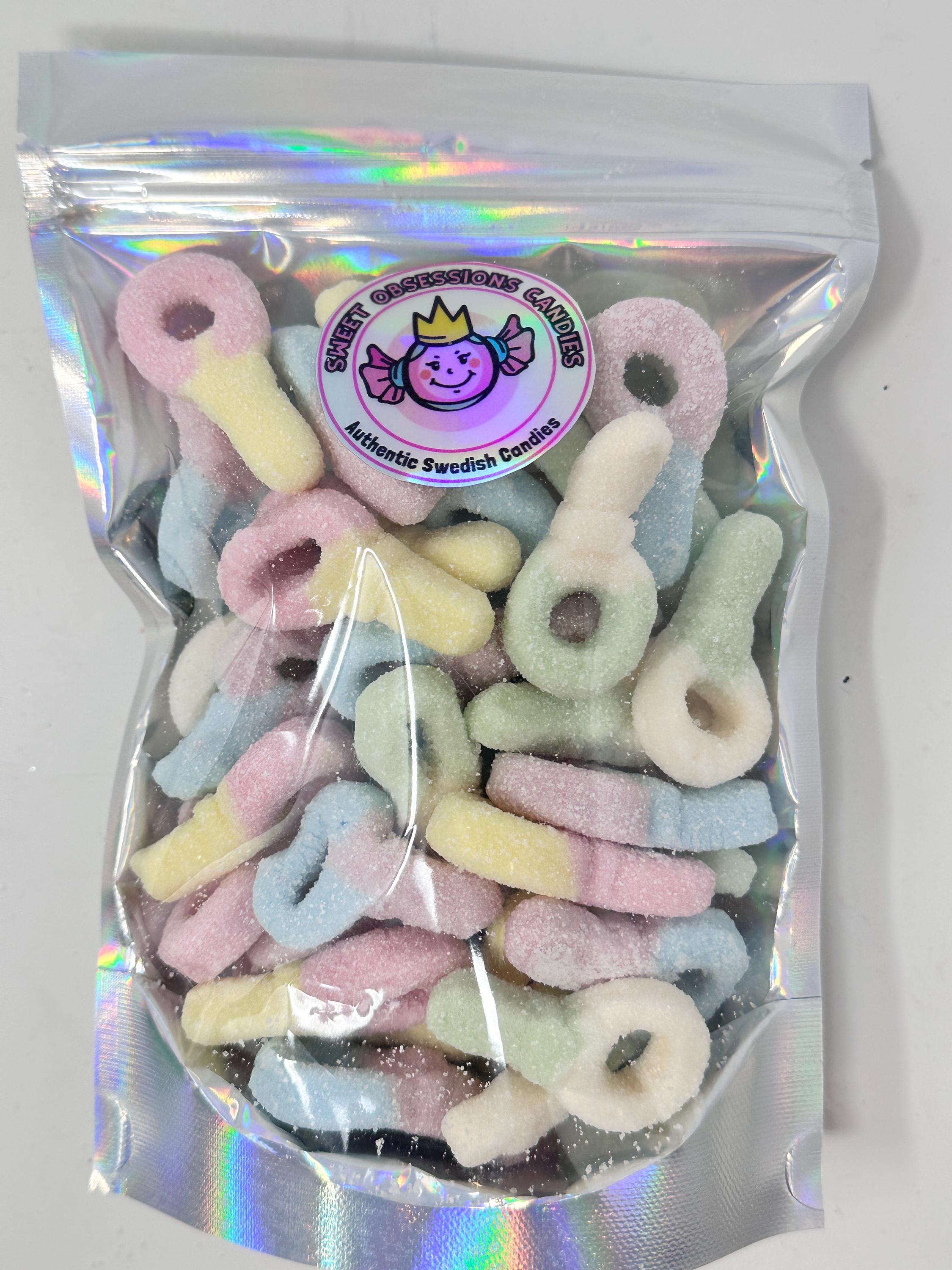 Swedish Sour Foam Dummies, Chewy Sour Candy