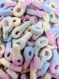 Swedish Sour Foam Dummies, Chewy Sour Candy