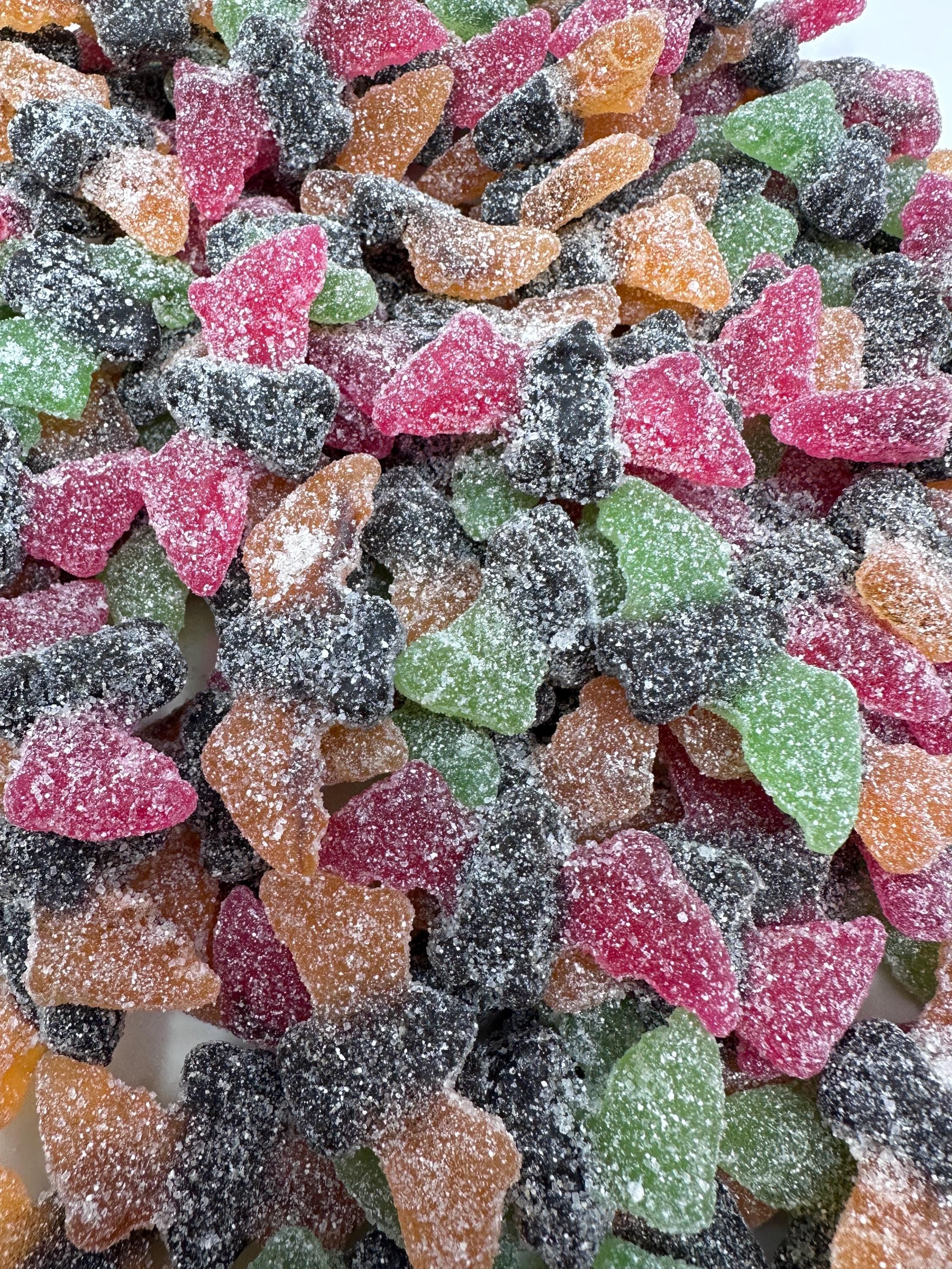 Swedish Sour Vampire Bats – Fruity Black Licorice - LIMITED TIME ONLY