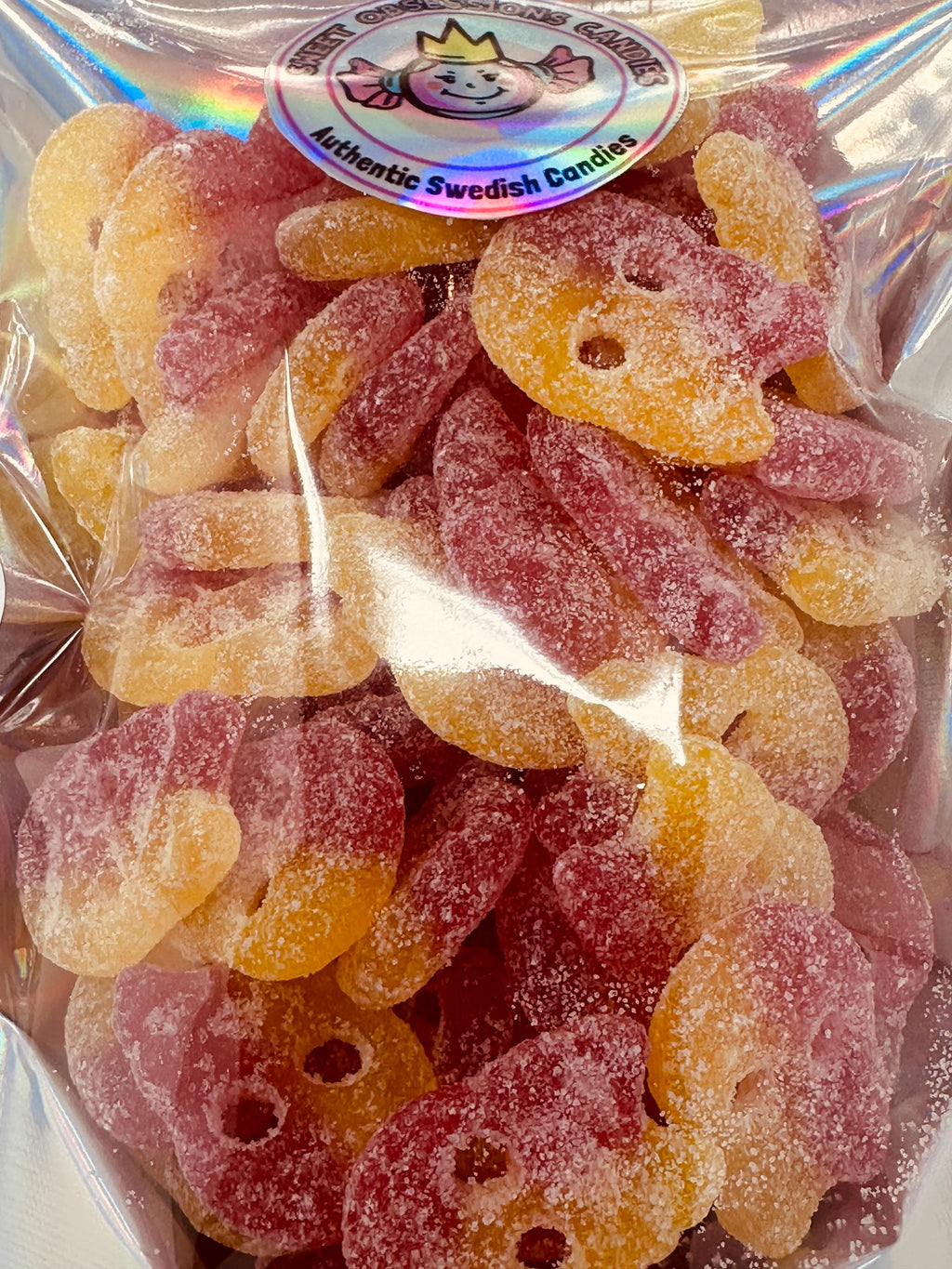 Bubs Sour Lemon Raspberry Mini Skulls, international Candy