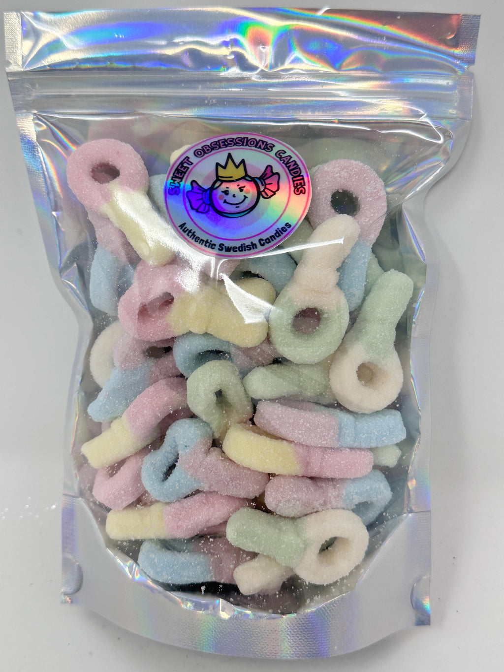Swedish Sour Foam Dummies, Chewy Sour Candy