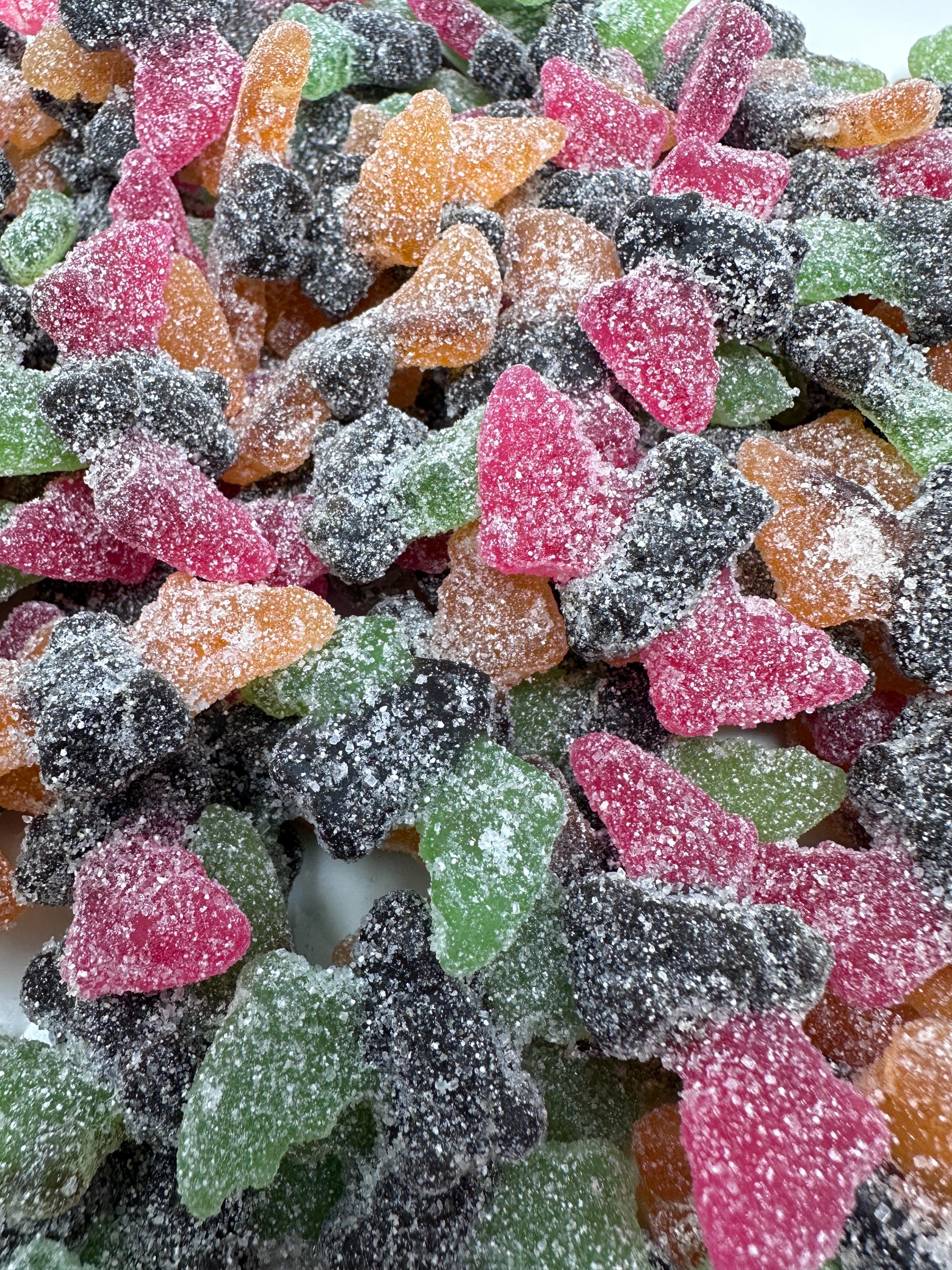 Swedish Sour Vampire Bats – Fruity Black Licorice - LIMITED TIME ONLY