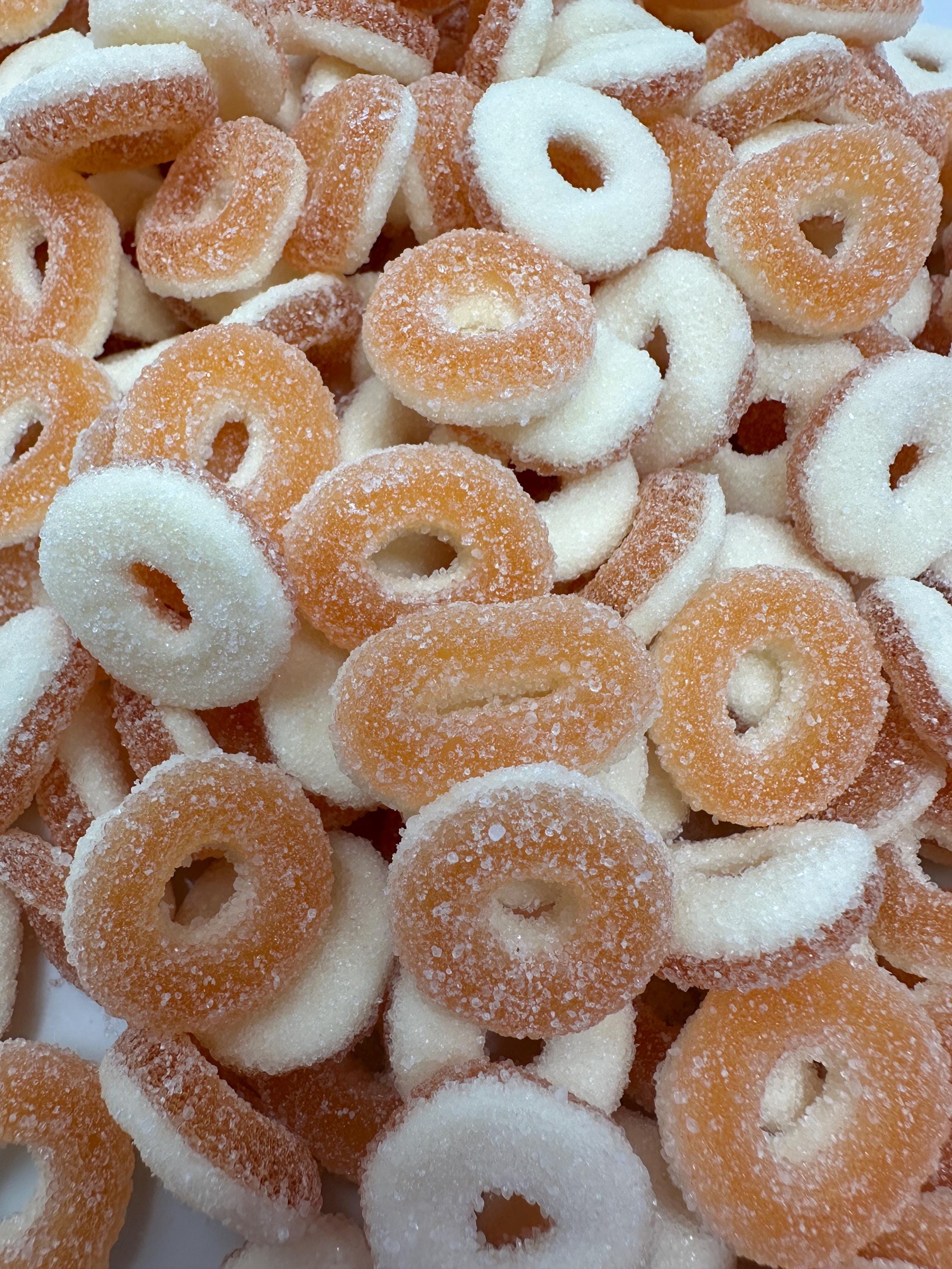 Sugar-Free Swedish Peach Rings | Imported Gummy Candy | Gluten-Free | Sweet Obsessions Candies