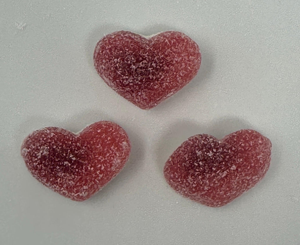Swedish Sour Filled Strawberry Hearts | Sweet & Sour Jelly-Filled Gummy Candy