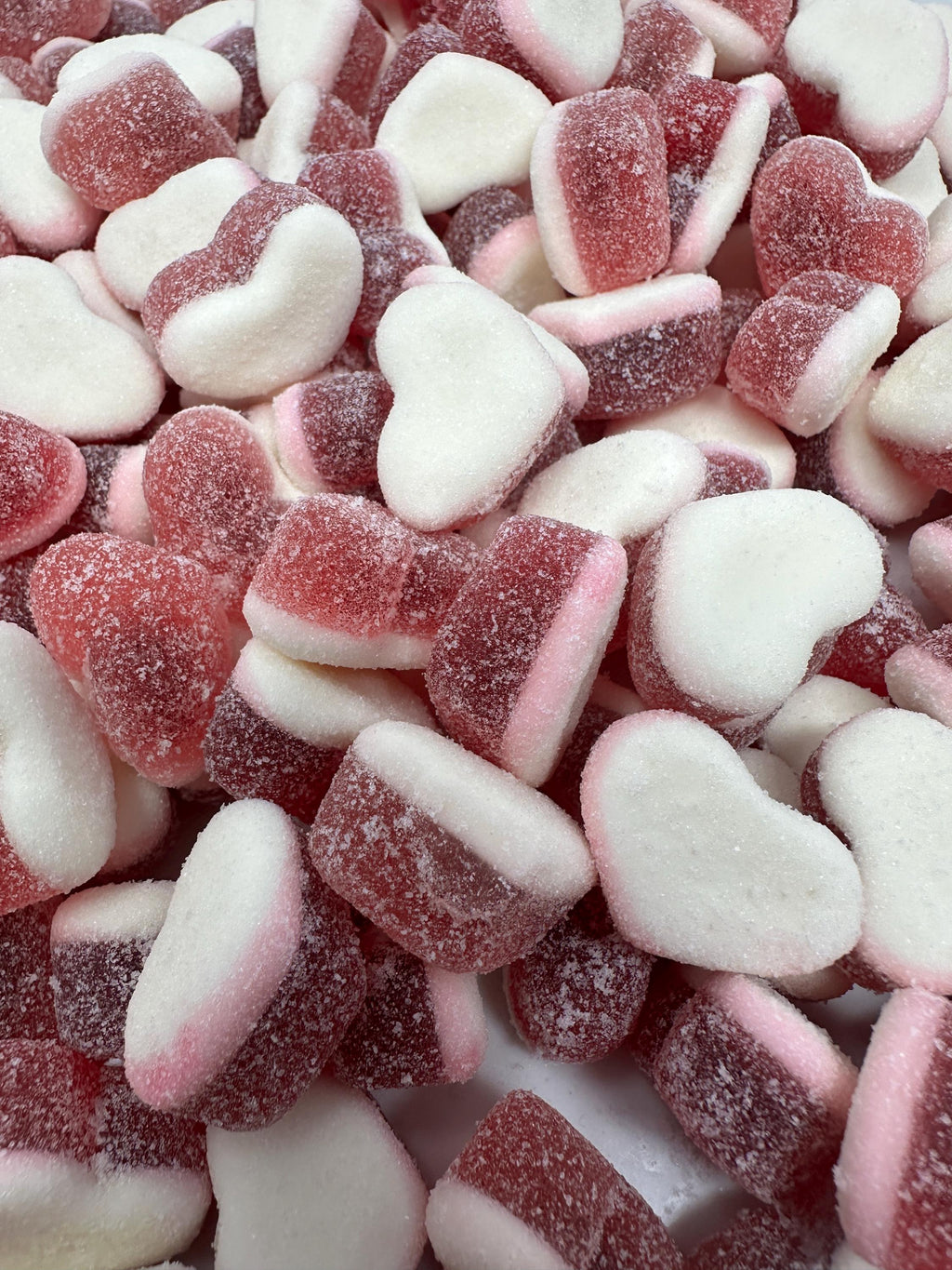 Swedish Sour Filled Strawberry Hearts | Sweet & Sour Jelly-Filled Gummy Candy