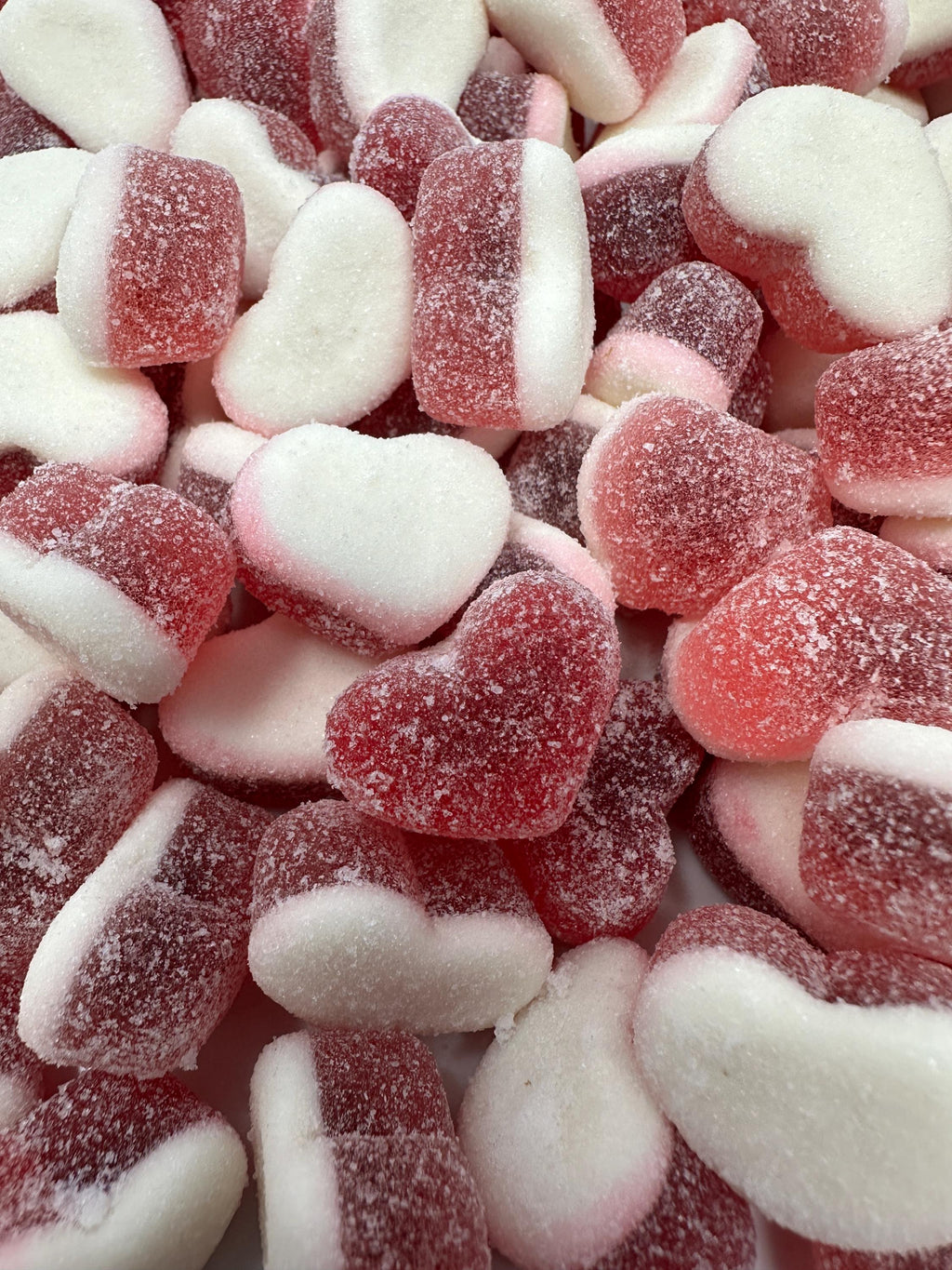 Swedish Sour Filled Strawberry Hearts | Sweet & Sour Jelly-Filled Gummy Candy