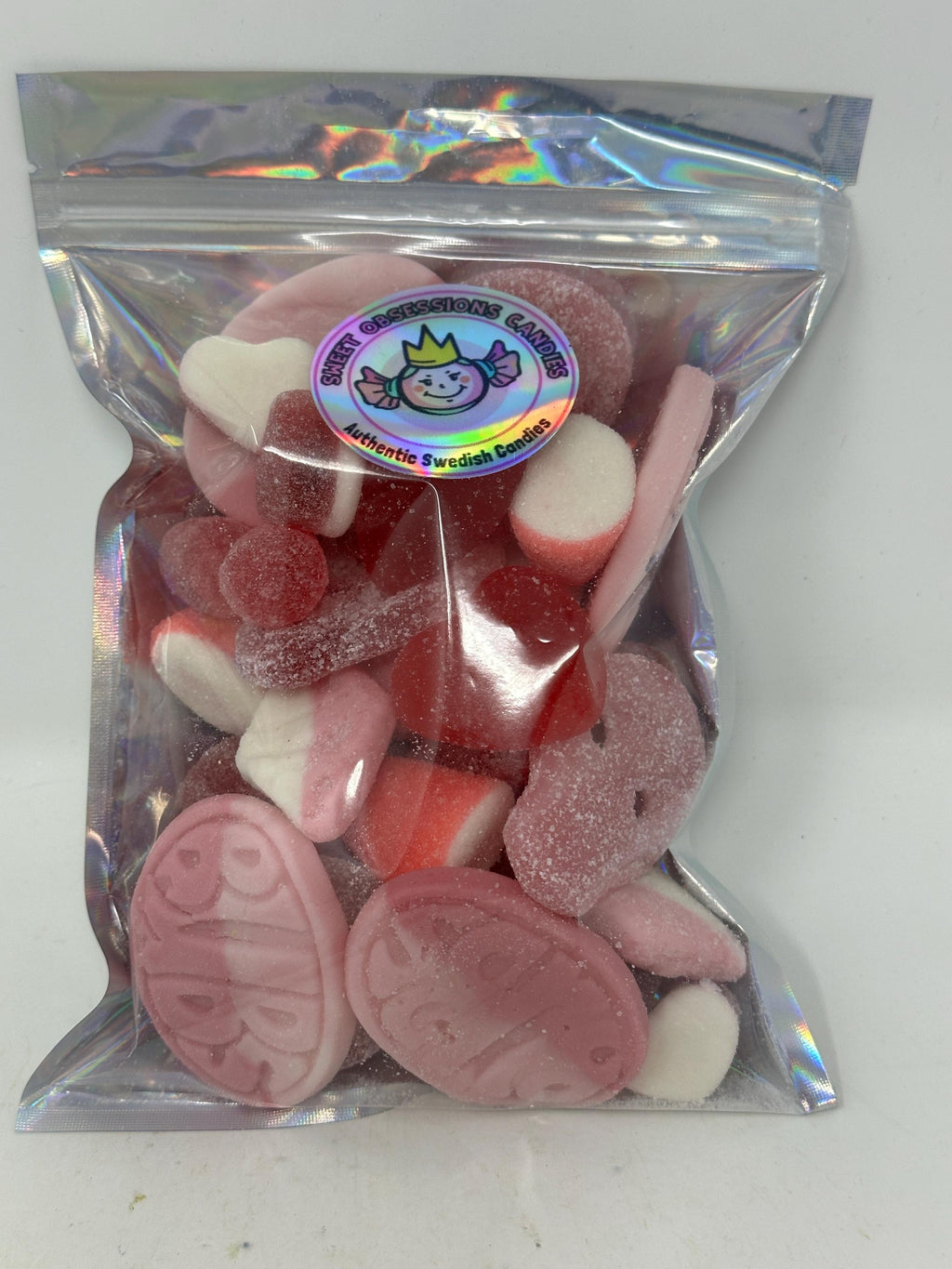 Berry Love Swedish Candy Mix – Raspberry, Strawberry Gummies, Sour Skulls, Hearts