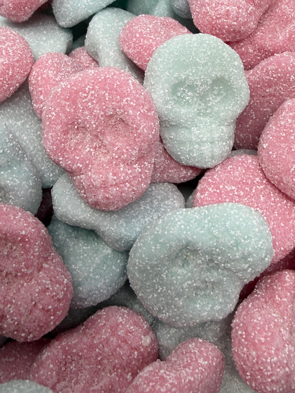 Swedish Sour Bubblegum Skull Gummies – Vegan Foam Candy – Swedish Pick & Mix Treat