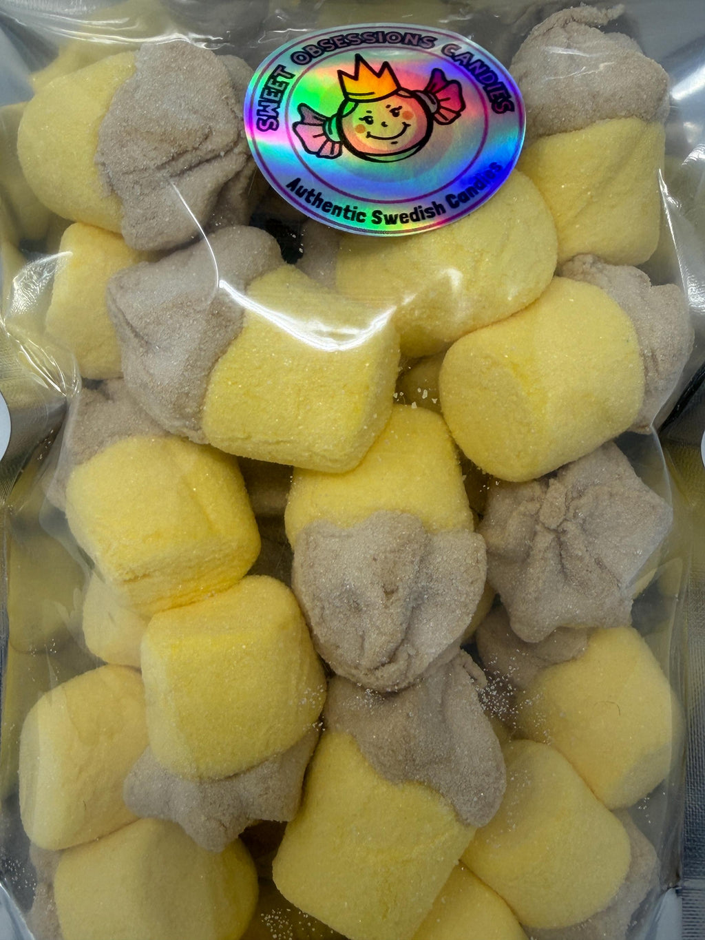 Swedish Chocolate Cupcake Marshmallows – Choco Filled Sugar-Coated Mallows – Unique Swedish Candy Treat