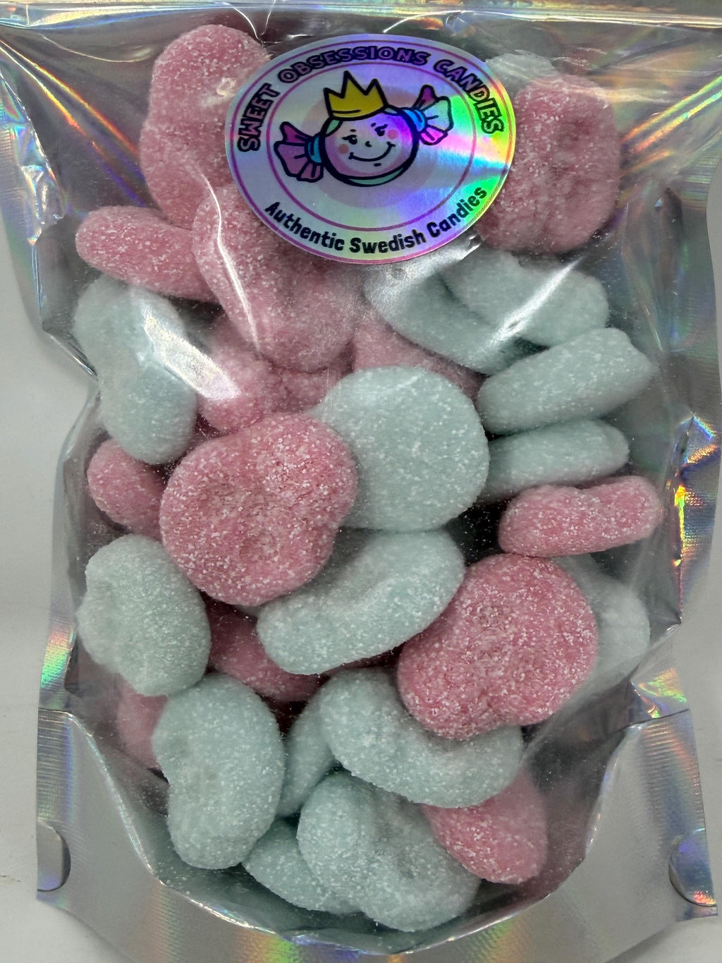 Swedish Sour Bubblegum Skull Gummies – Vegan Foam Candy – Swedish Pick & Mix Treat